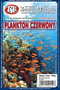 Mrożony pokarm - plankton czerwony 100g