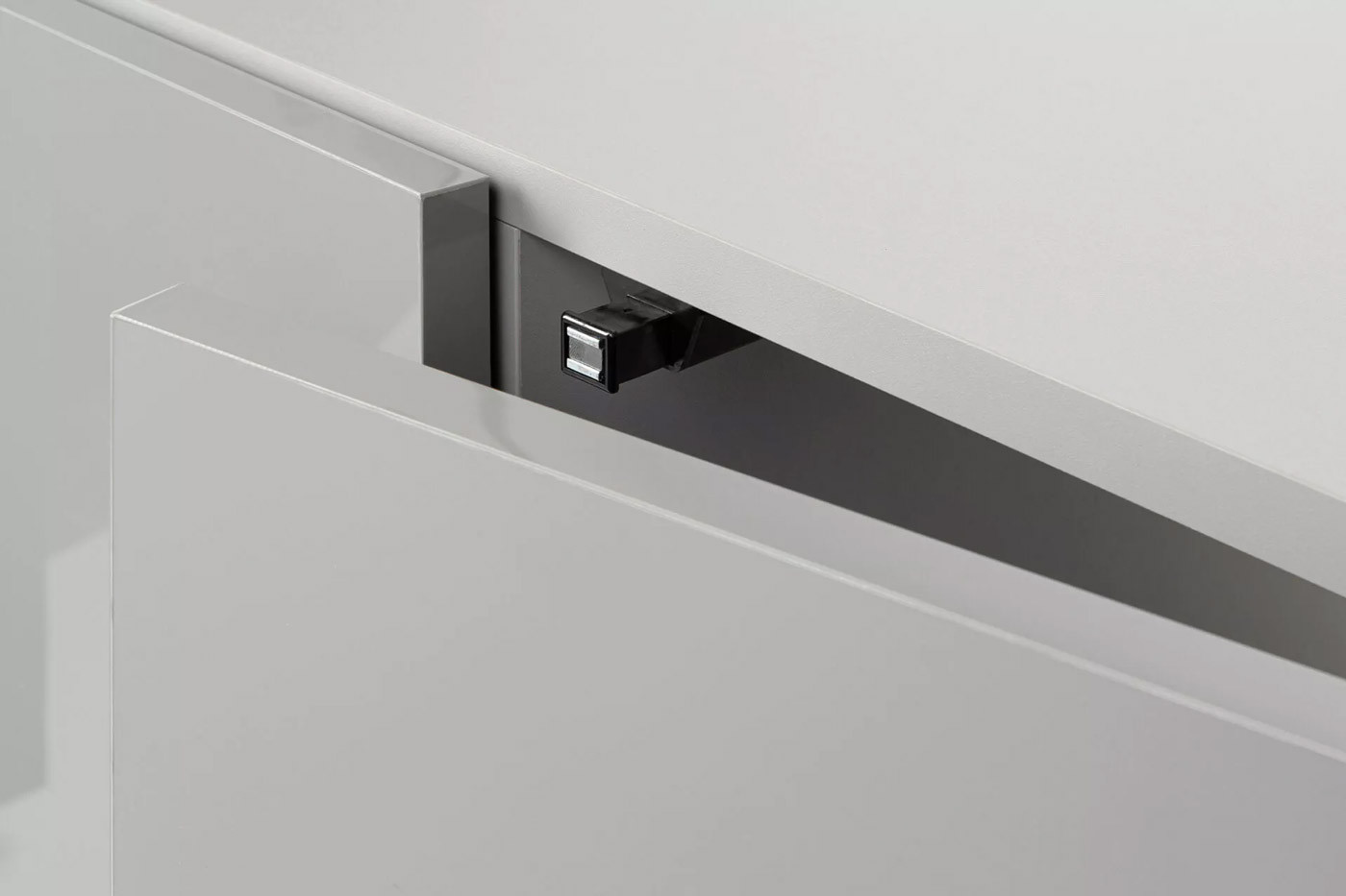 AQUAEL Szafka Glossy 80 Szara 80x35x72 / Cabinet Glossy Grey 80