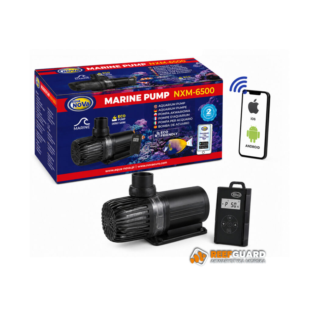 Aqua Nova Marine Pump NXM-6500 Wi-Fi pompa obiegowa 6500 l/h z kontrolerem ECO 48W