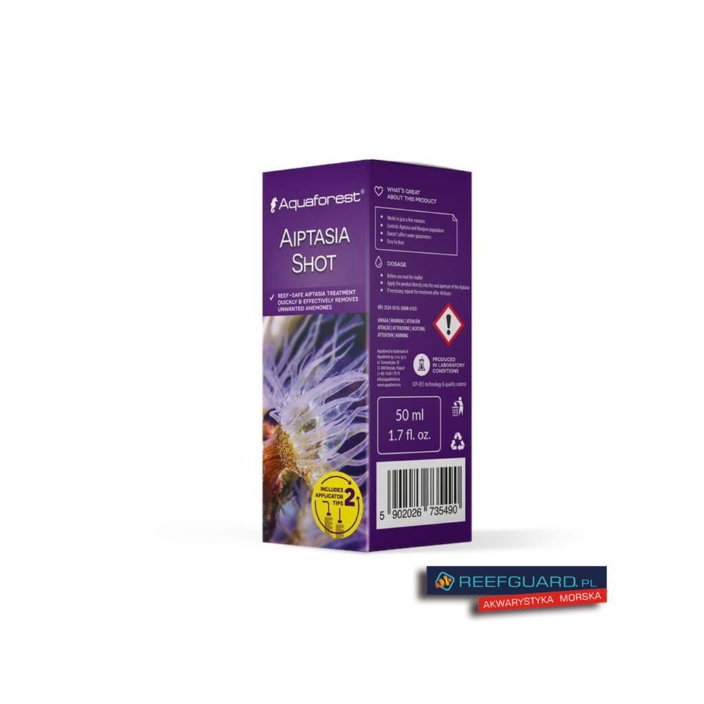 Aquaforest Aiptasia Shot 50ml preparat do zwalczania niepożądanych ukwiałów