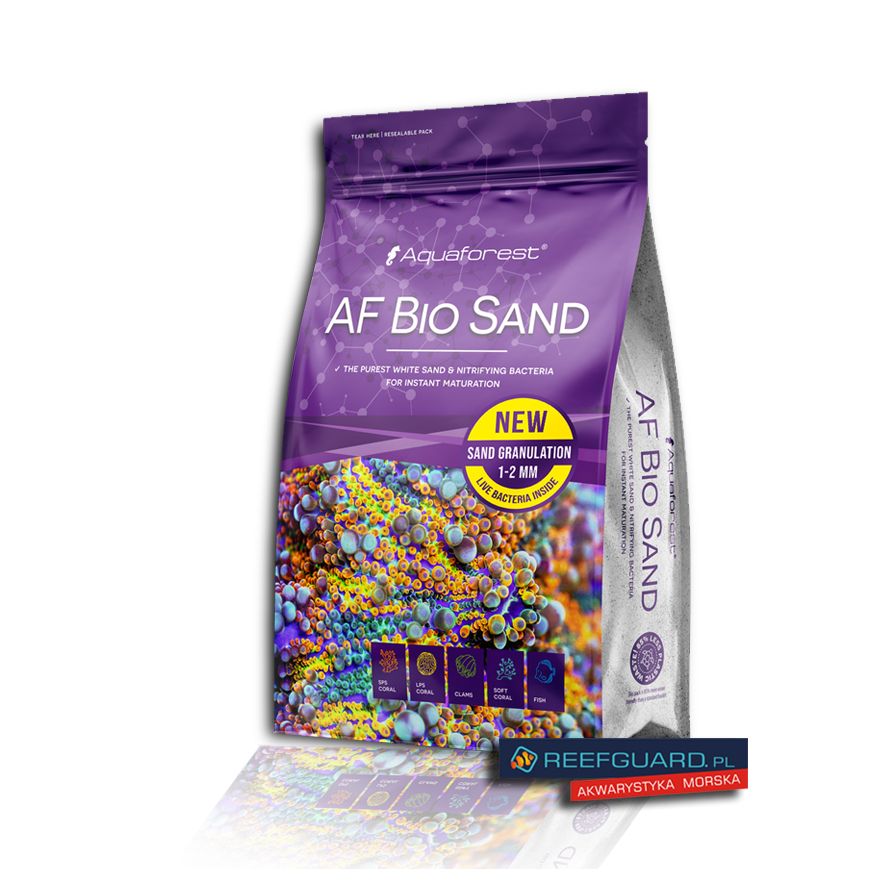 AquaForest BIO SAND 1-2mm 7,5KG PIASEK suchy