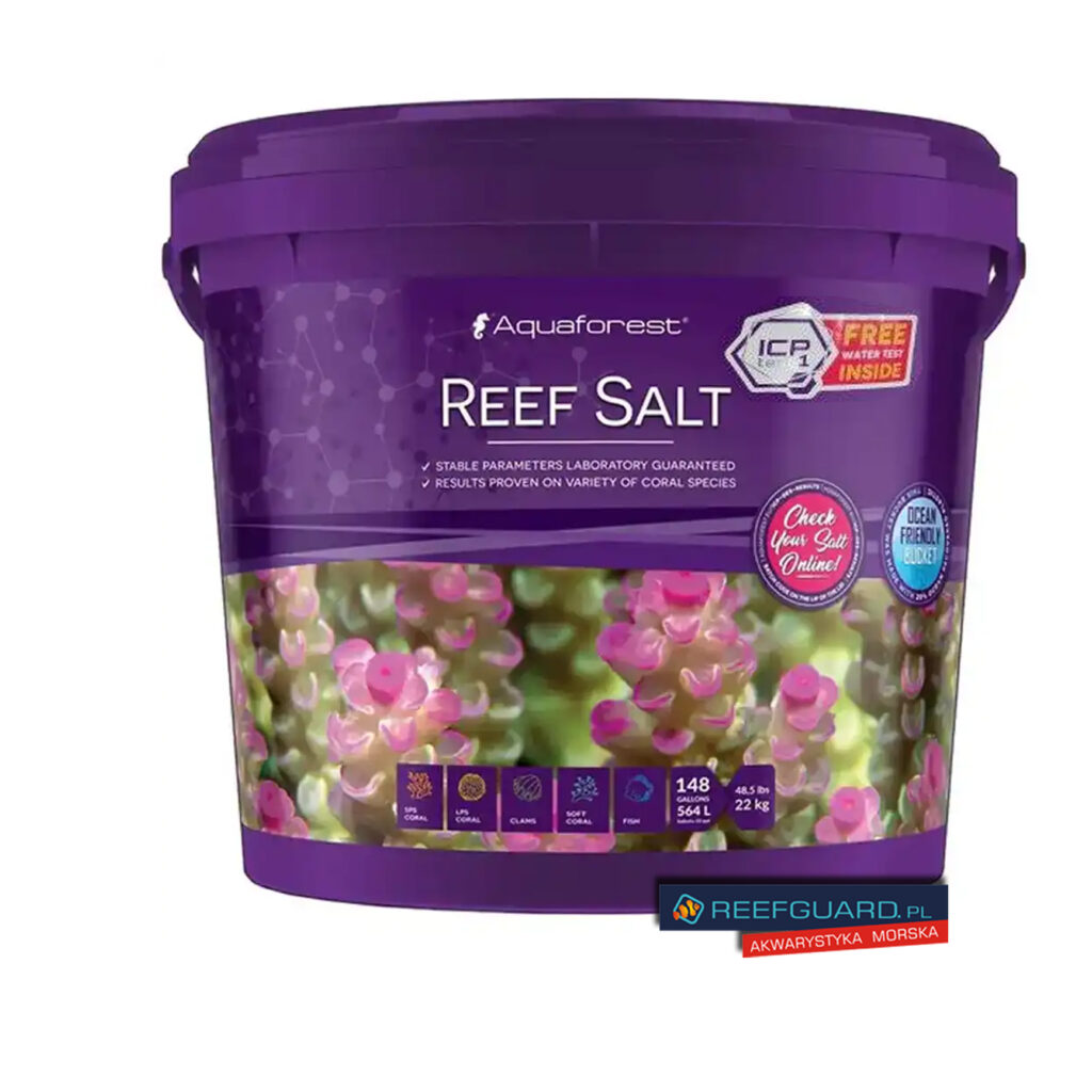 Aquaforest Reef Salt 22kg + ICP test gratis Sól do Akwarium