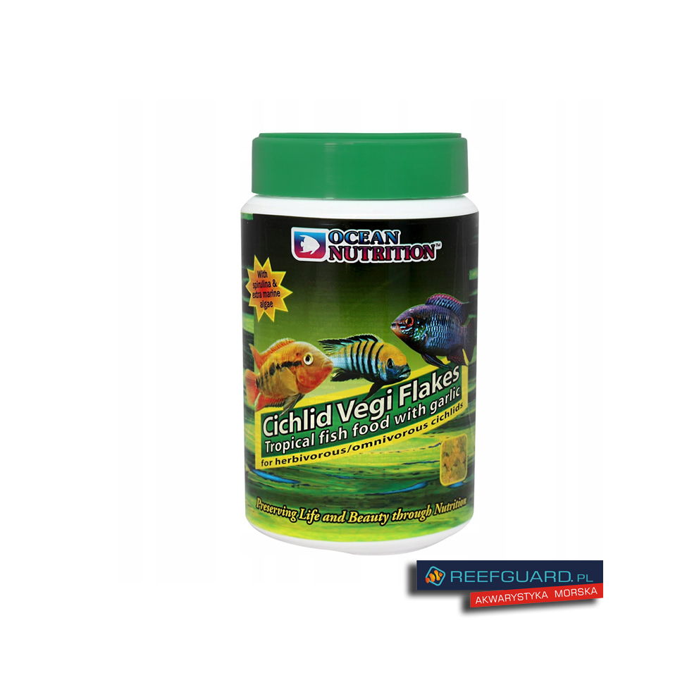 Cichlid Vegi Flakes 71g Ocean Nutrition