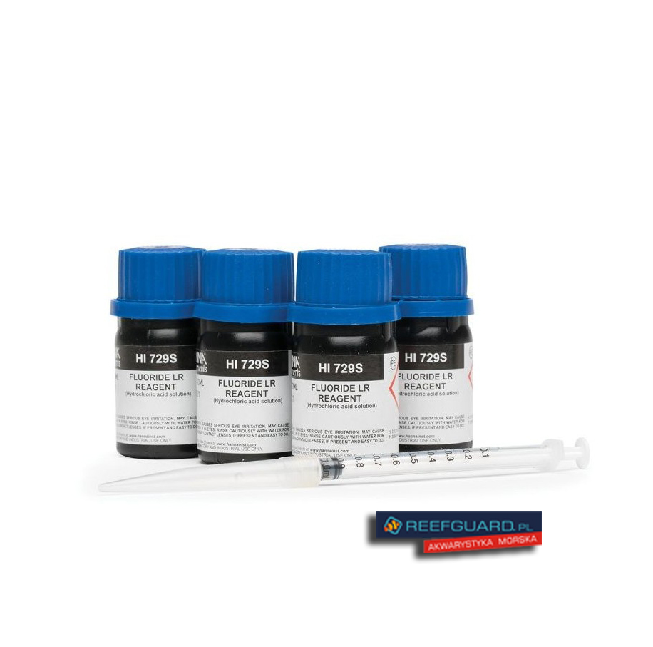 Hanna HI-729-26 reagent Fluor Fluoride LR wody morskiej 4x30ml