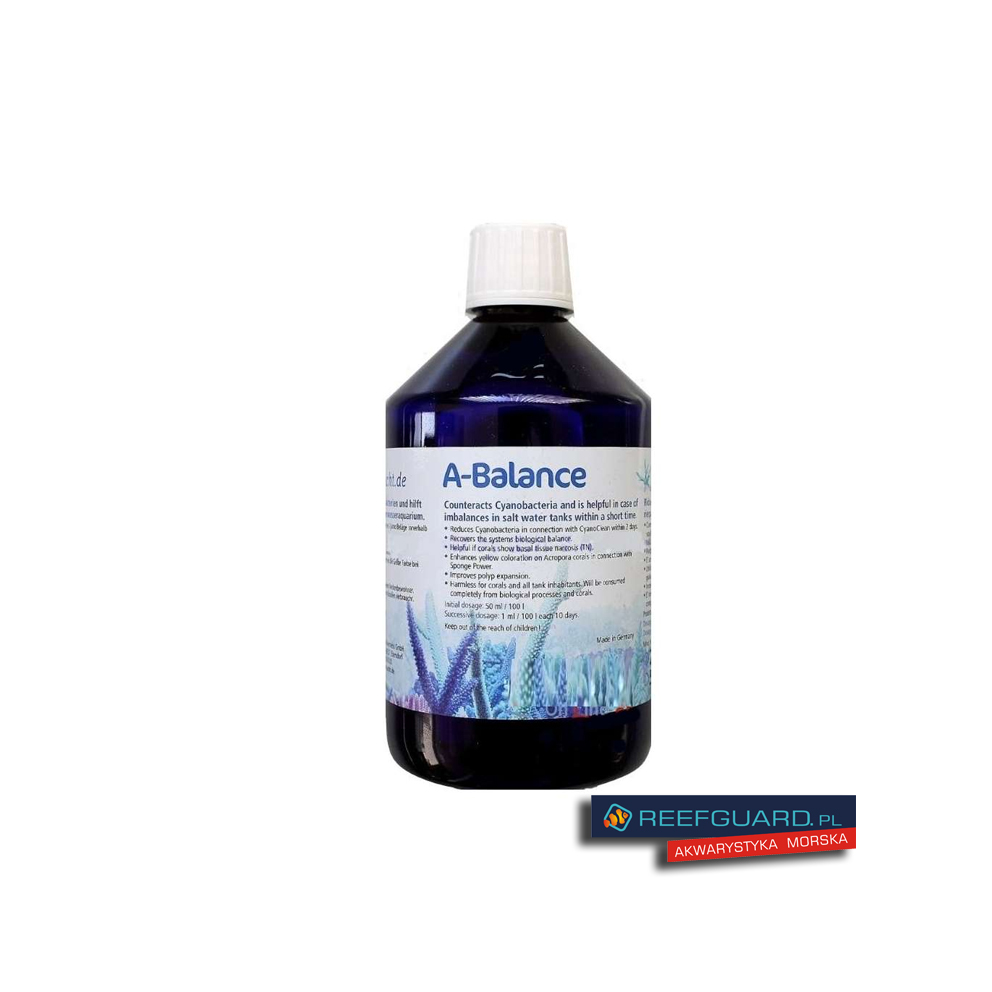 Korallen-Zucht A-Balance 100ml usuwa cyjanobakterie