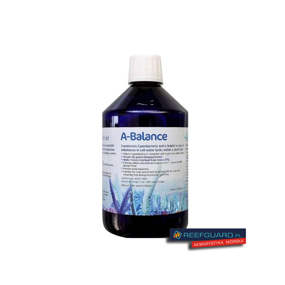 Korallen-Zucht A-Balance 250ml usuwa cyjanobakterie