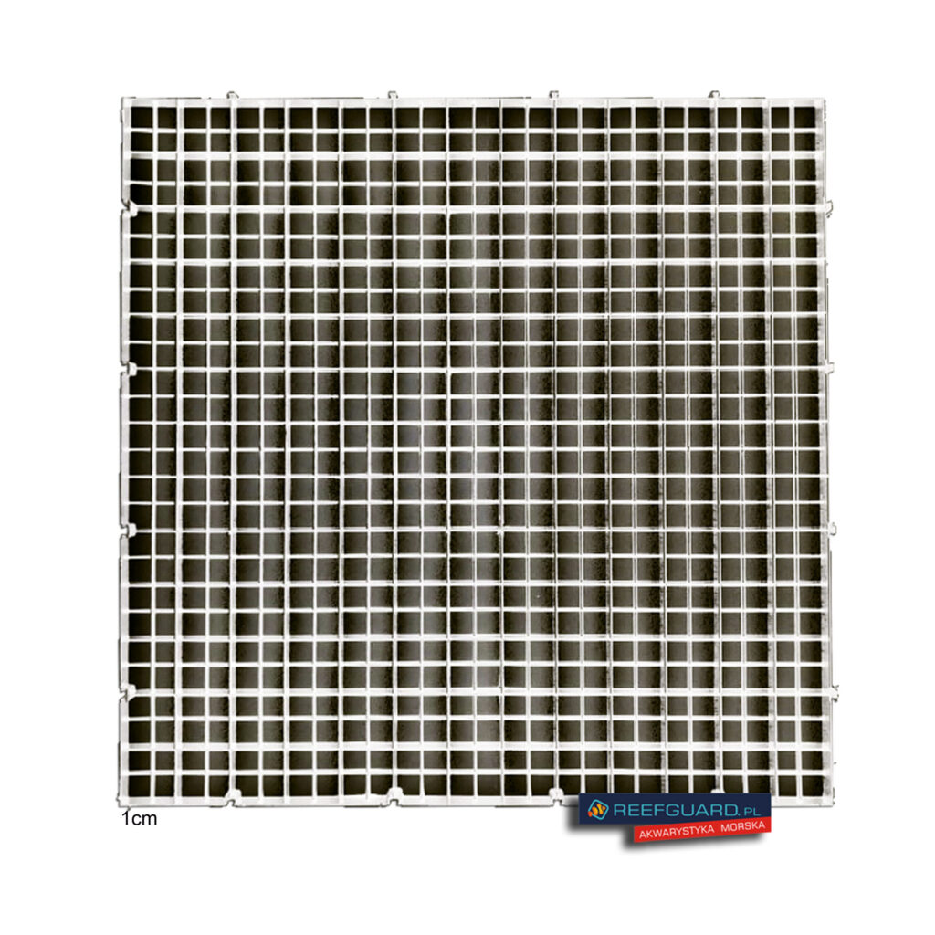 Kratka rastrowa 30x30cm biała podstawka przegroda klik klik