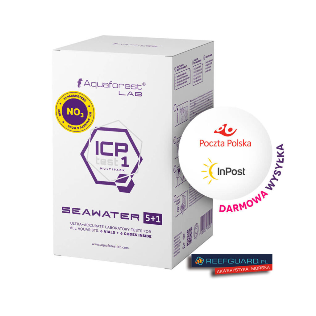 MarinLab Test ICP 5+1 Aquaforest woda morska Seawater