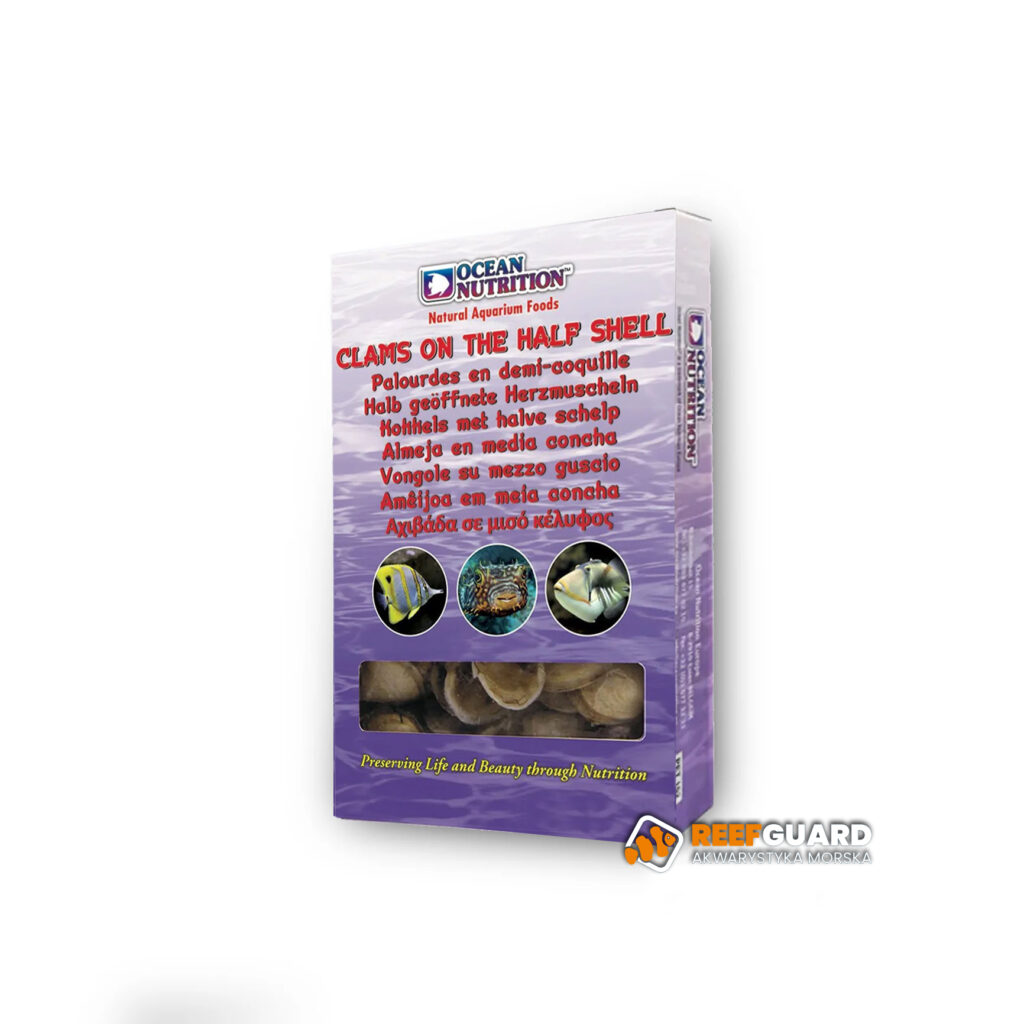 Ocean Nutrition Clams on half Shell 100g Małże połówki
