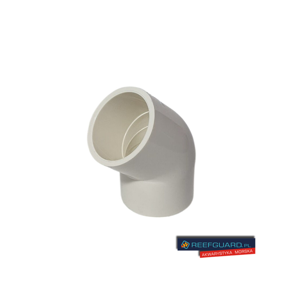 PVC ECO Kolanko 45°x32mm BIAŁY