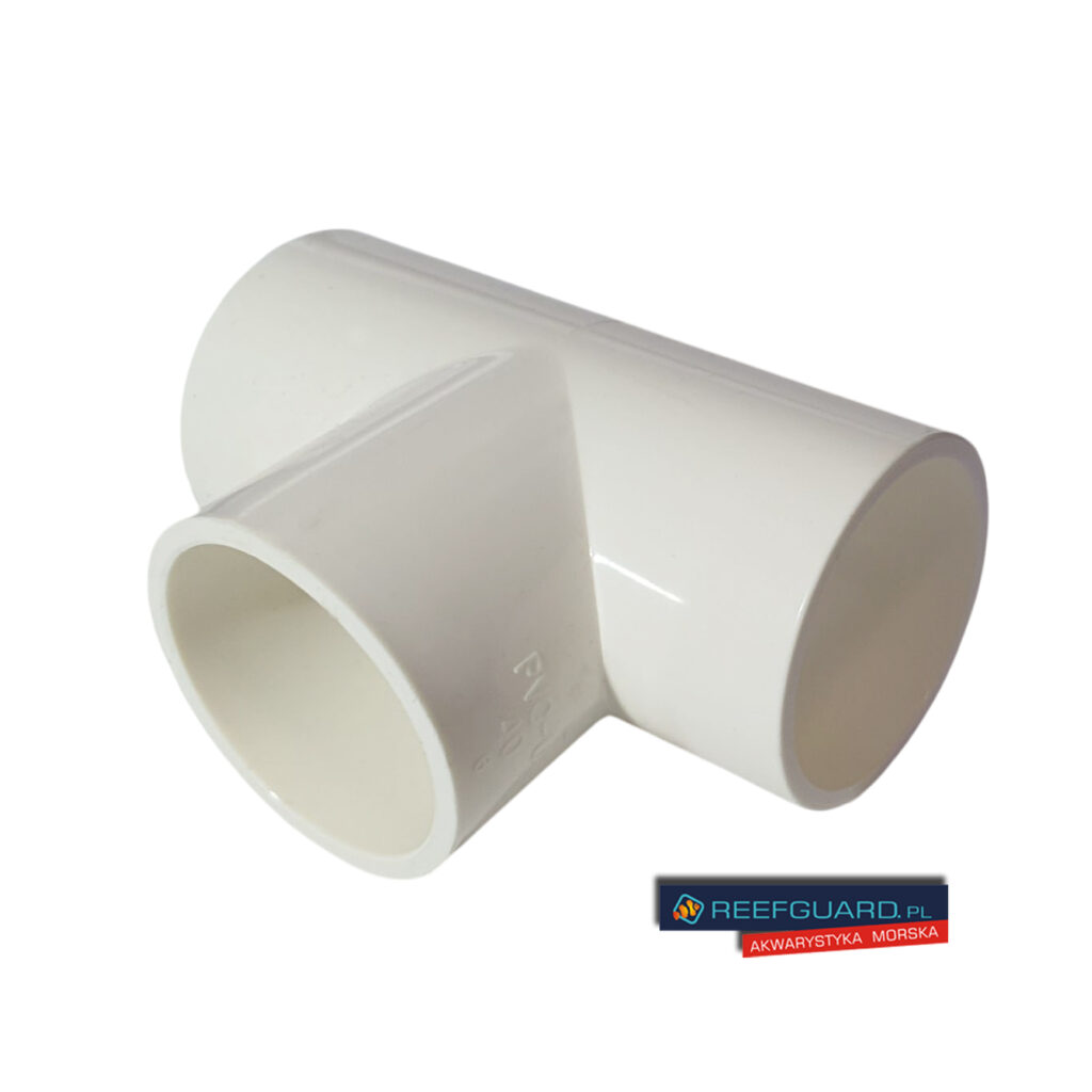 PVC ECO Trójnik 90°x50mm BIAŁY