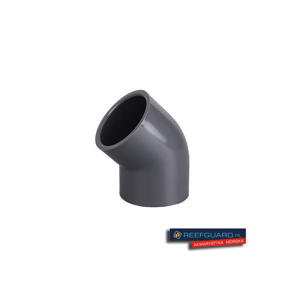 Kolanko PVC-U 45° 16mm