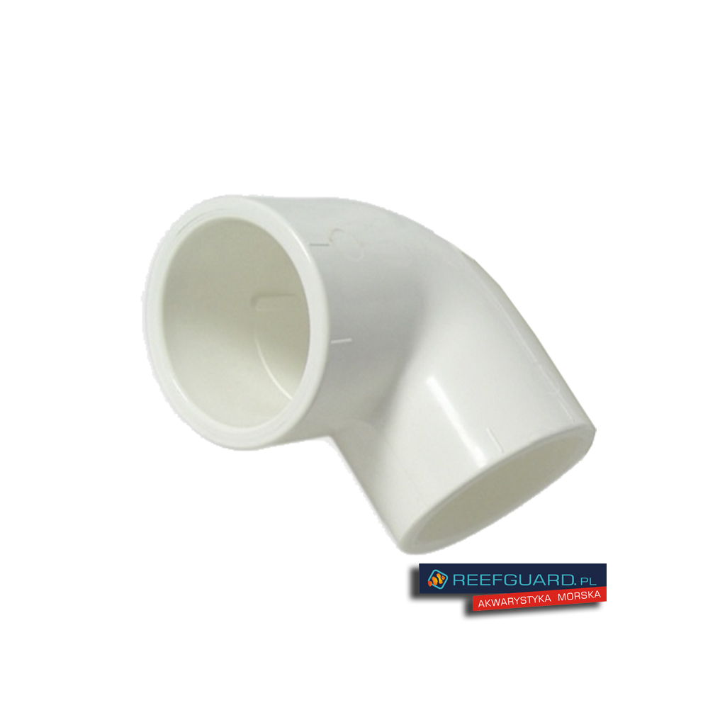 PVC Kolanko 90x20mm biały