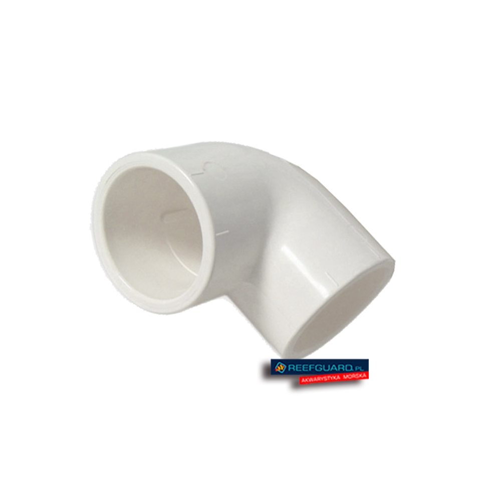 PVC Kolanko 90°x50mm biały