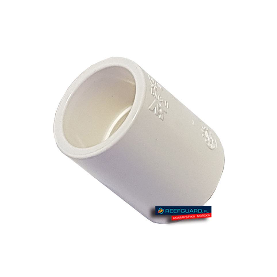PVC Mufa 50mm BIAŁY Złączka