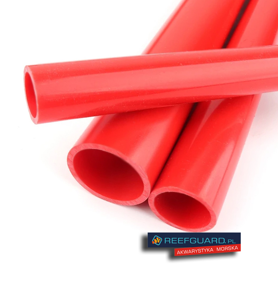 PVC RURA Czerwona 50mm 1m RED