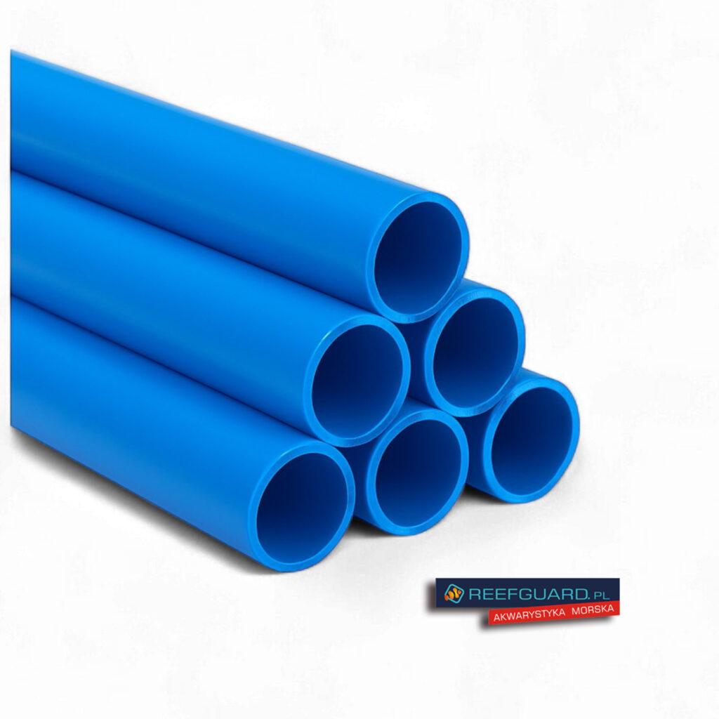 PVC RURA Niebieska 25mm ścianka grubość 2,1mm 1m BLUE