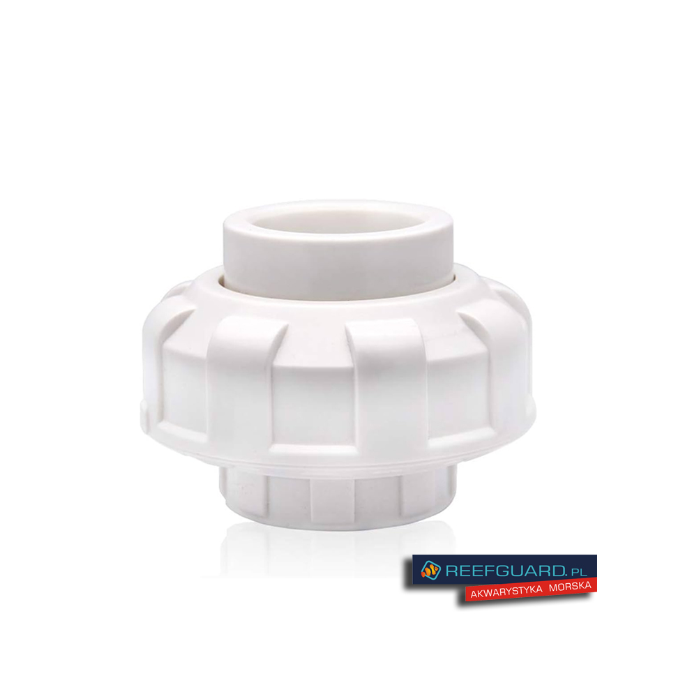 PVC Śrubunek dwuzłączka 25mm złączka BIAŁA
