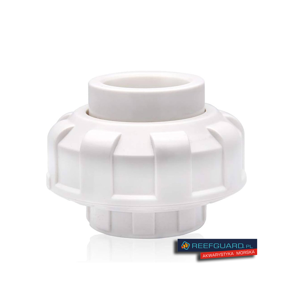 PVC Śrubunek dwuzłączka 32mm złączka BIAŁA