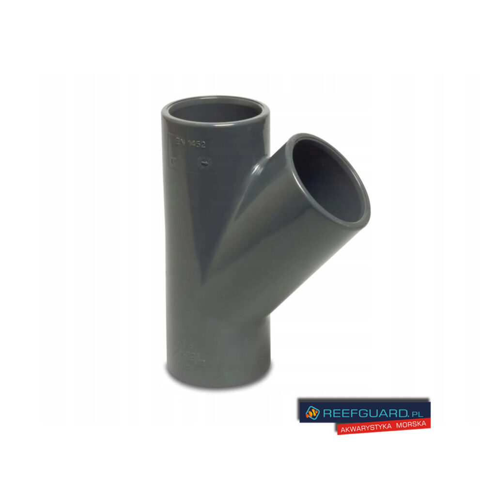 Trójnik PVC-U 45° 40mm