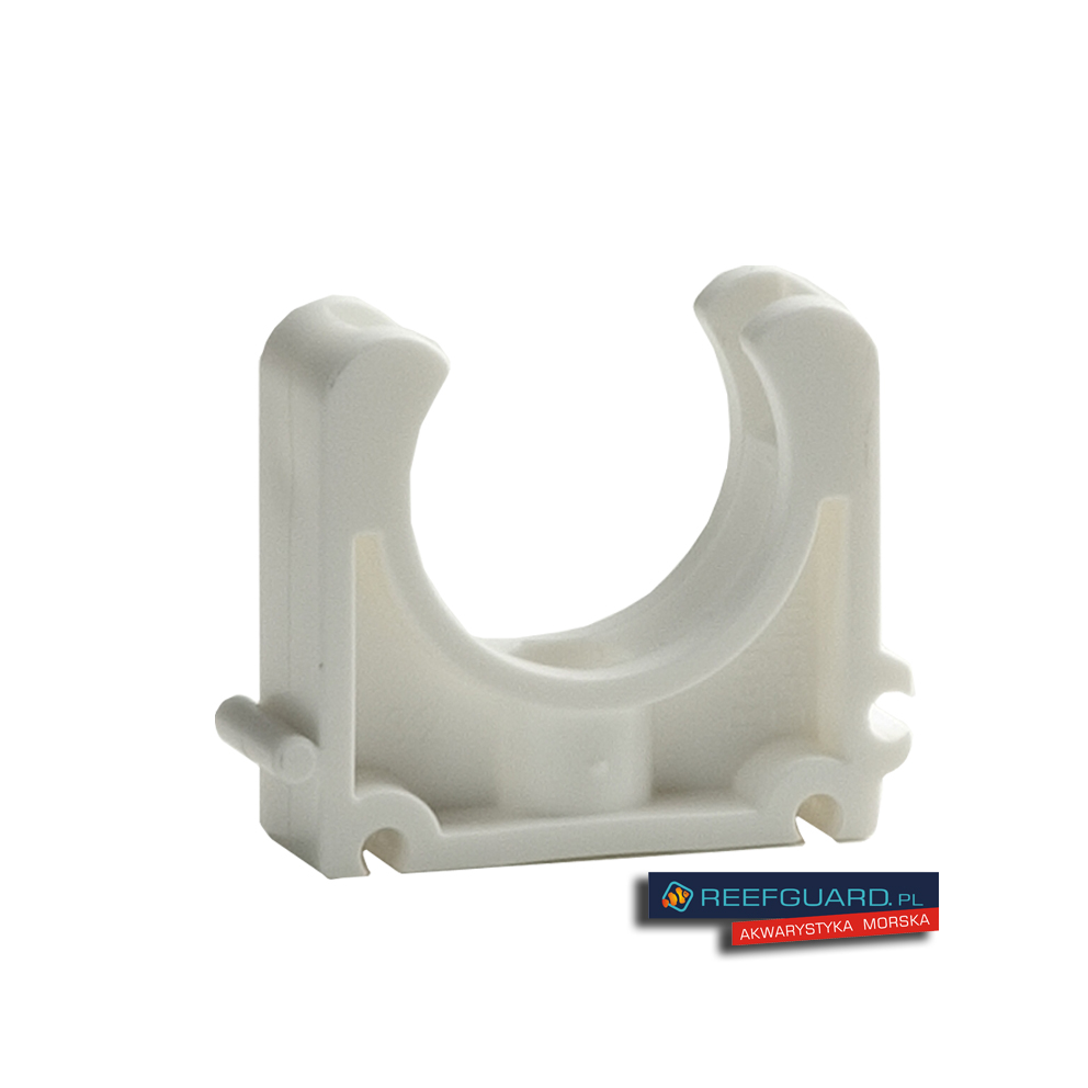 Uchwyt 25mm biały PP do rury PVC-U VDL