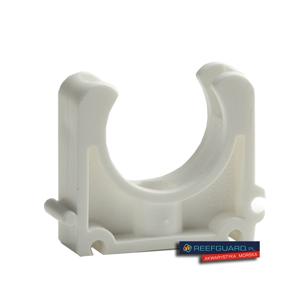 Uchwyt 32mm biały PP do rury PVC-U VDL