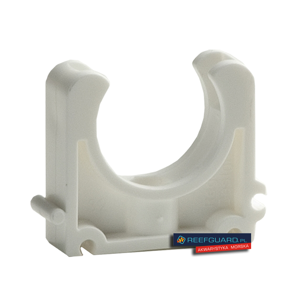 Uchwyt 40mm biały PP do rury PVC-U VDL