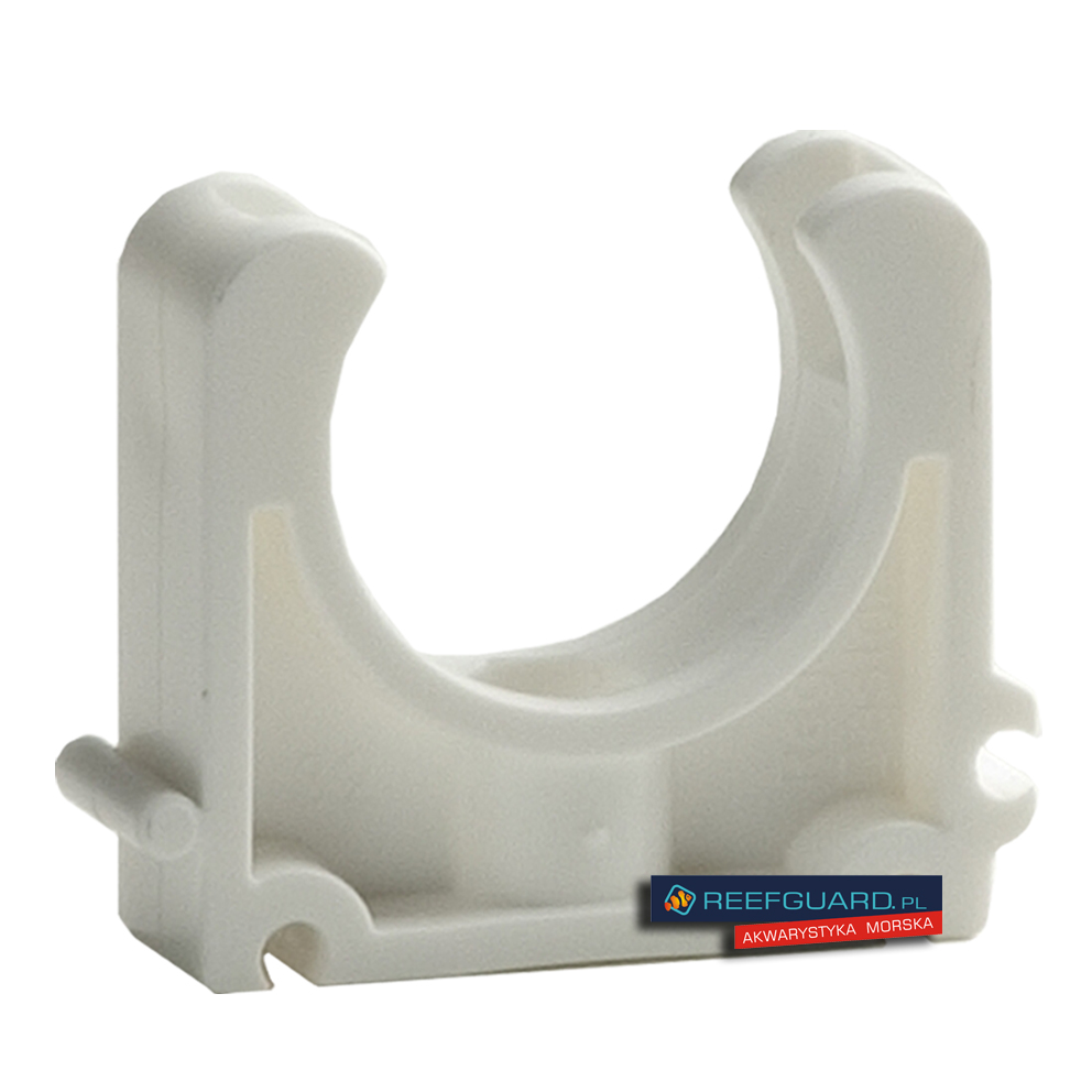 Uchwyt 50mm biały PP do rury PVC-U VDL