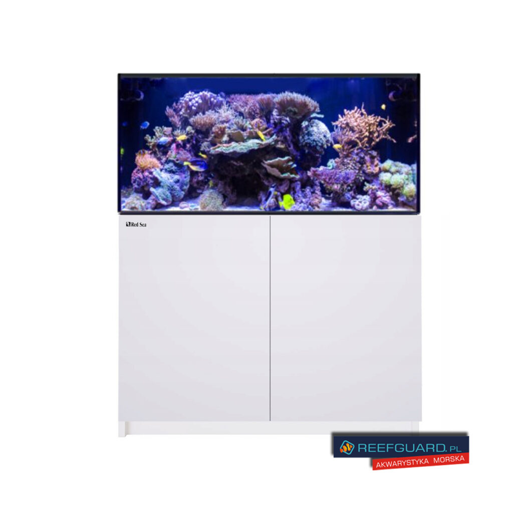 RED SEA 425 G3 akwarium 433l 120x55x60cm z białą szafką
