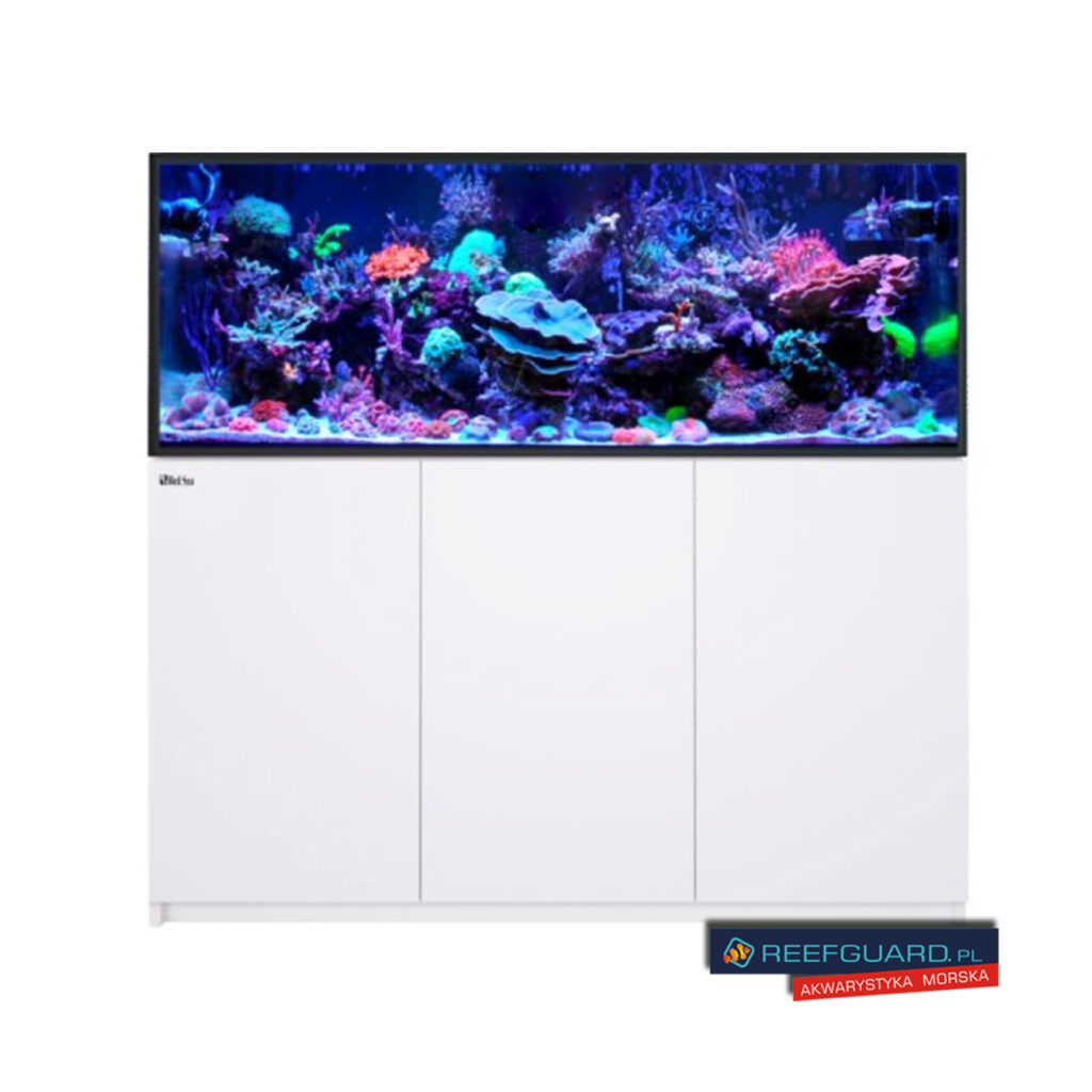 RED SEA 525 G3 akwarium 540l 150x60x55cm z białą szafką
