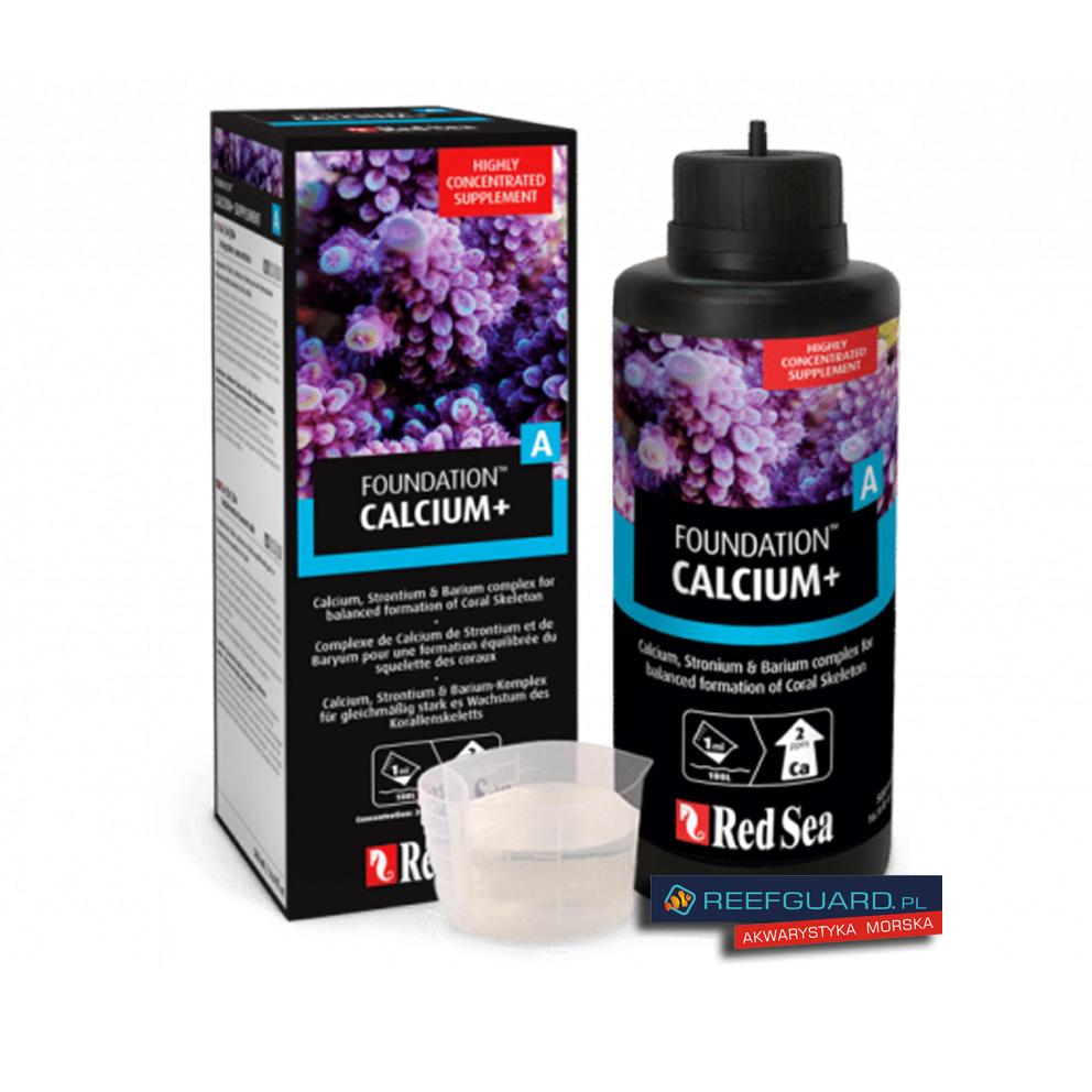 RED SEA Foundation A Calcium+ zawiera Ca Sr Ba 1000ml