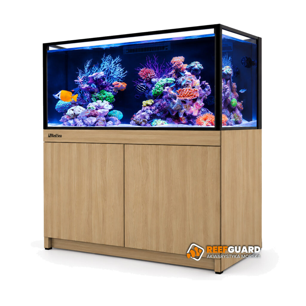 RED SEA REEF-FRAME 350 akwarium 353l 120x55x50cm z dębową szafką