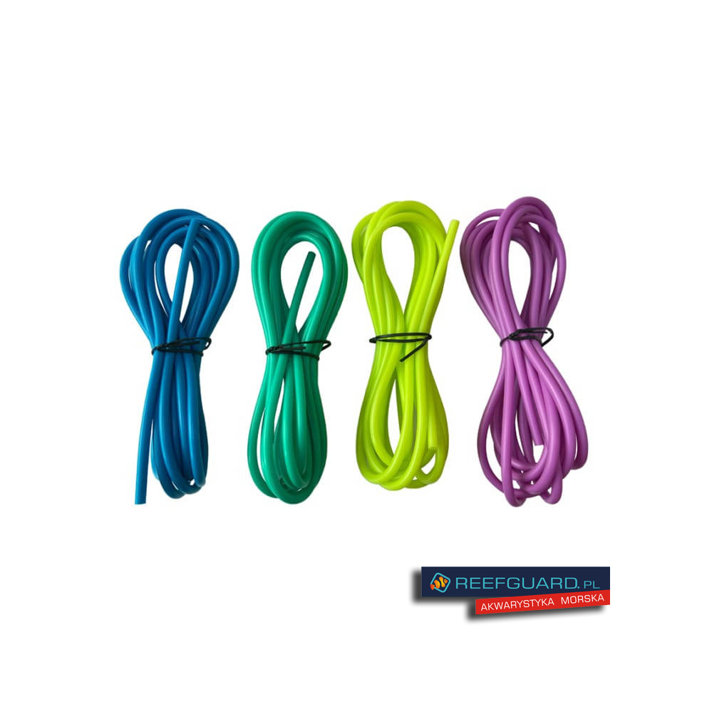 RED SEA Tubes 4x3m Blue-Green to ReefDose Zestaw 4 wężyków silikonowych o długości 3m 3x5mm