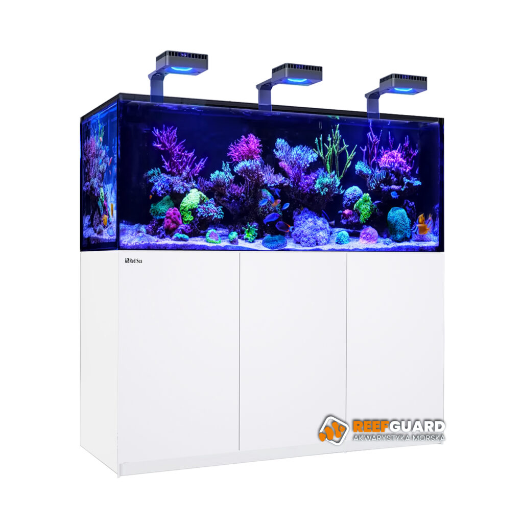 Red Sea REEFER MAX 525 G3 Complete System akwarium morskie 540 litrów z białą szafką