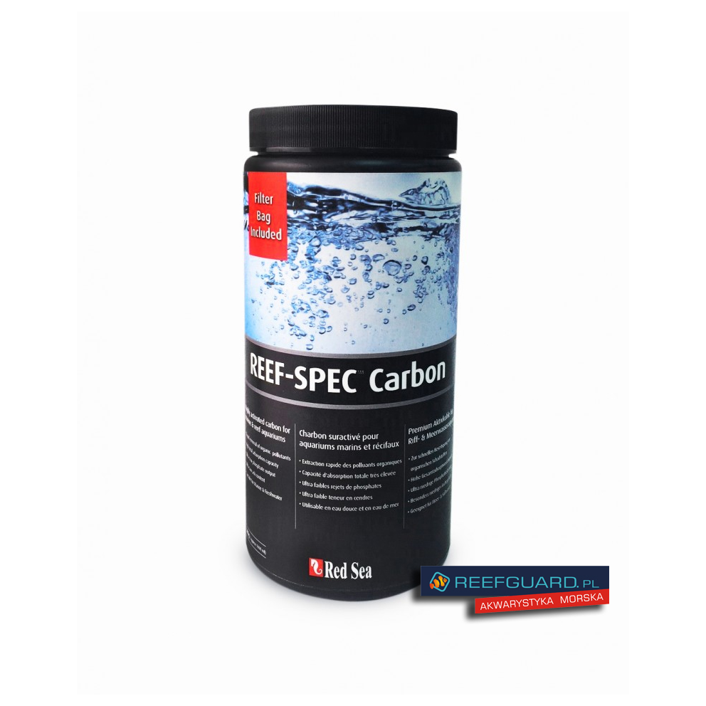 Reef Spec Carbon 1000ml Węgiel aktywny Red Sea + siatka na media