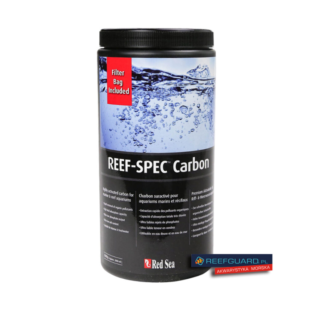 Reef Spec Carbon 2000ml 1000g Węgiel aktywny Red Sea + siatka na media