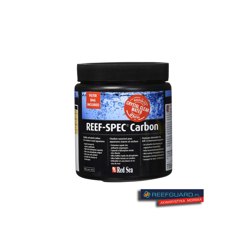 Reef Spec Carbon 200ml Węgiel aktywny Red Sea + siatka na media