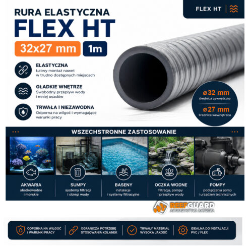 Rura elastyczna FLEX HT 32x27mm 1m