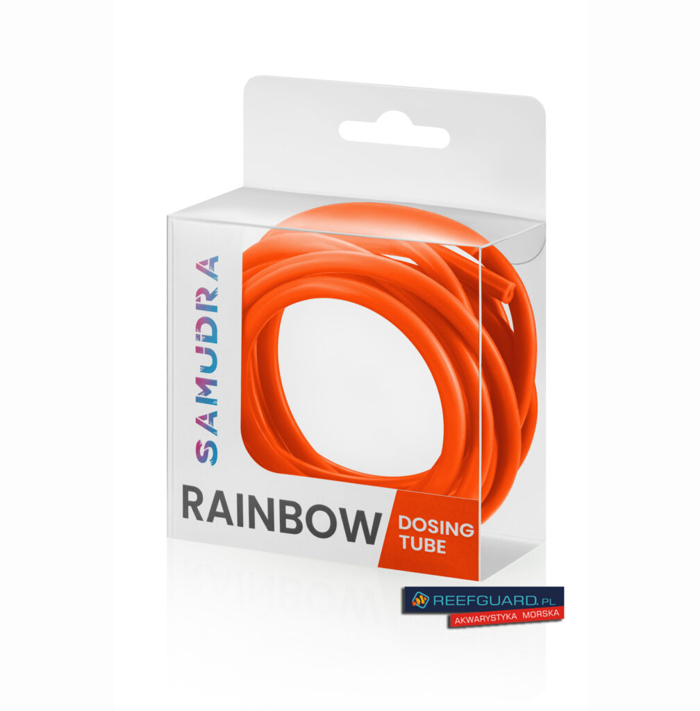 Samudra Rainbow Orange Wężyk silikonowy 3x5mm pomarańczowy 2m Aqua-Trend