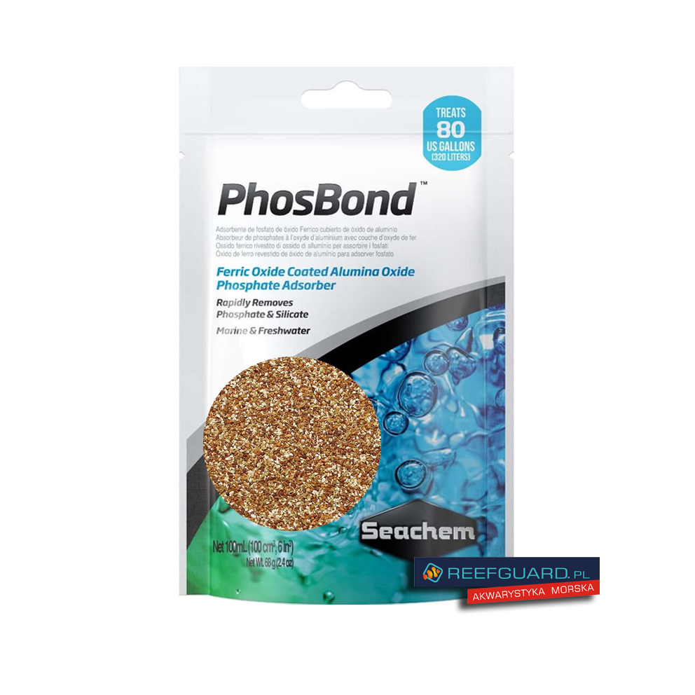 Seachem PhosBond 100ml usuwa fosforany i krzemiany