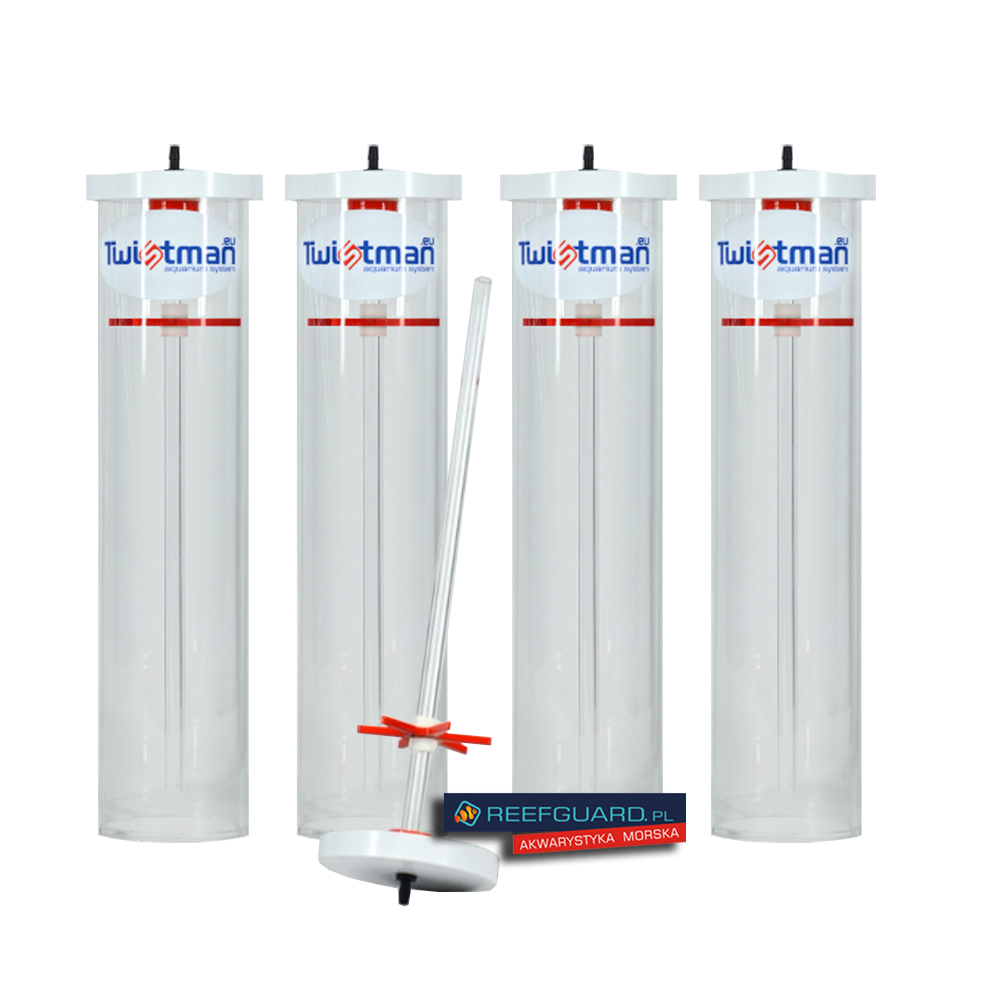 TWISTMAN MicroContainer SET 4x500ml pojemniki do płynów balling z mieszaczem magnetycznym