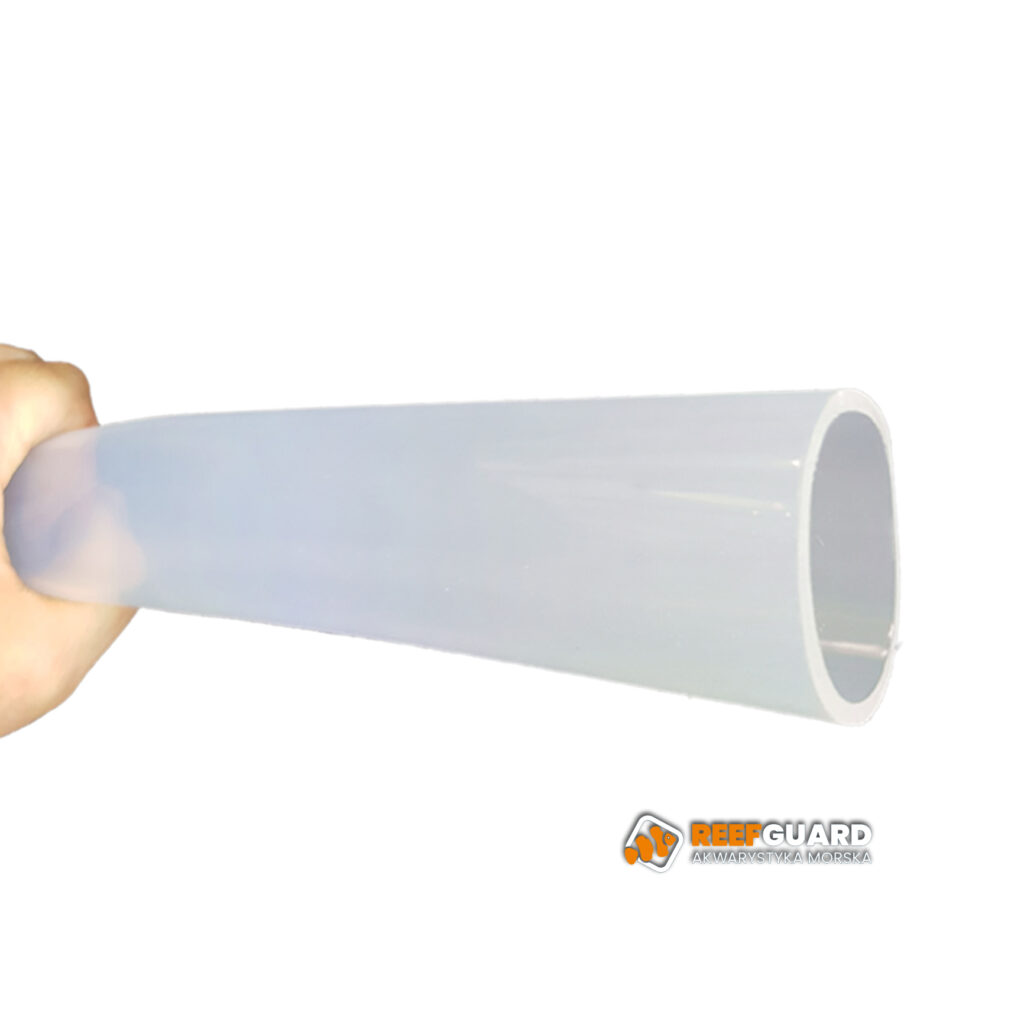 Wąż 38x44mm silikonowy transparentny do rury 40mm odcinek 10cm antywibracyjny