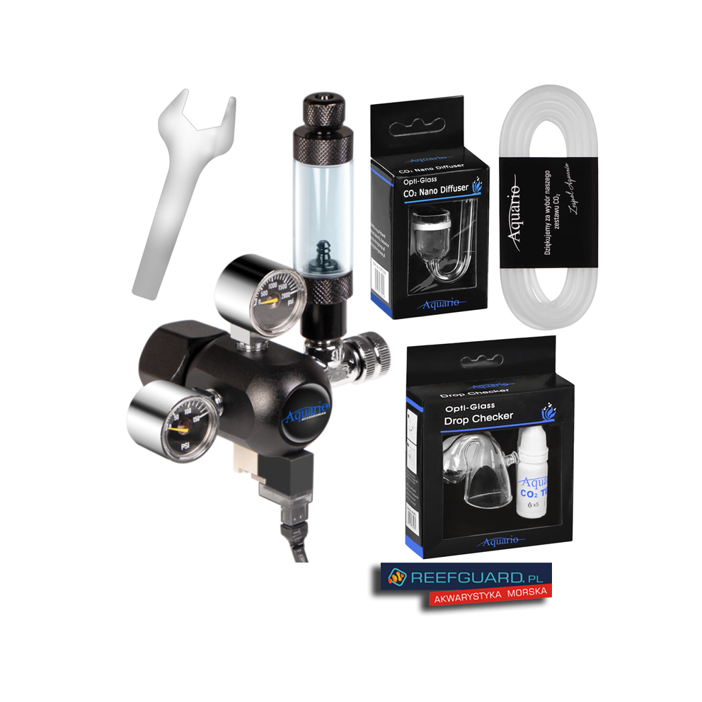 Zestaw CO2 Professional 2 z elektrozaworem, dyfuzorem i stałym testem bez butli