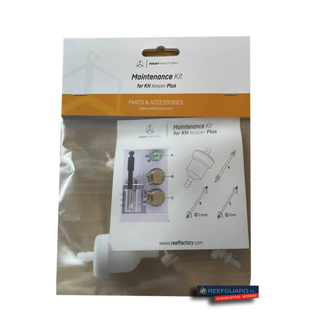 Zestaw naprawczy kH Keeper Plus filtr i wężyki Maintenance Kit for Reef Factory