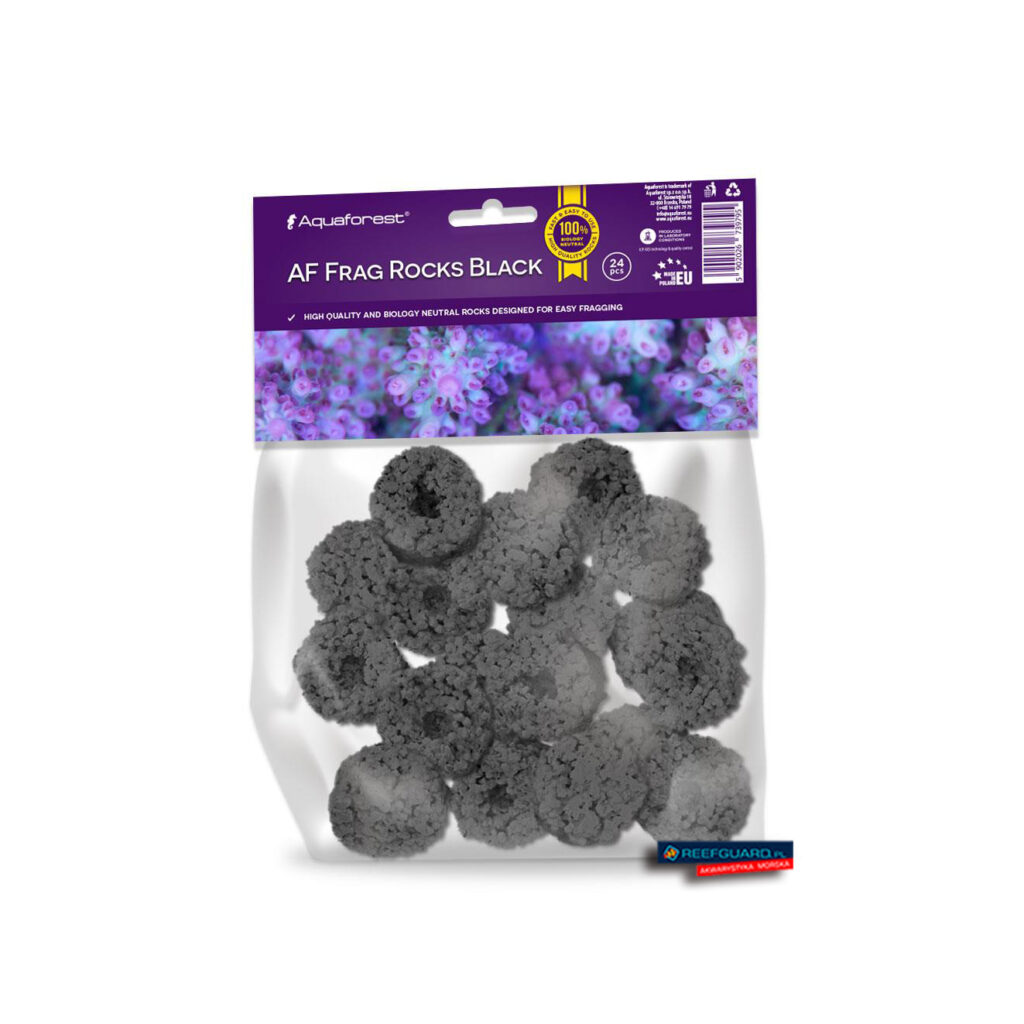 AF Frag Rocks Black 24szt podstawki na szczepki Aquaforest