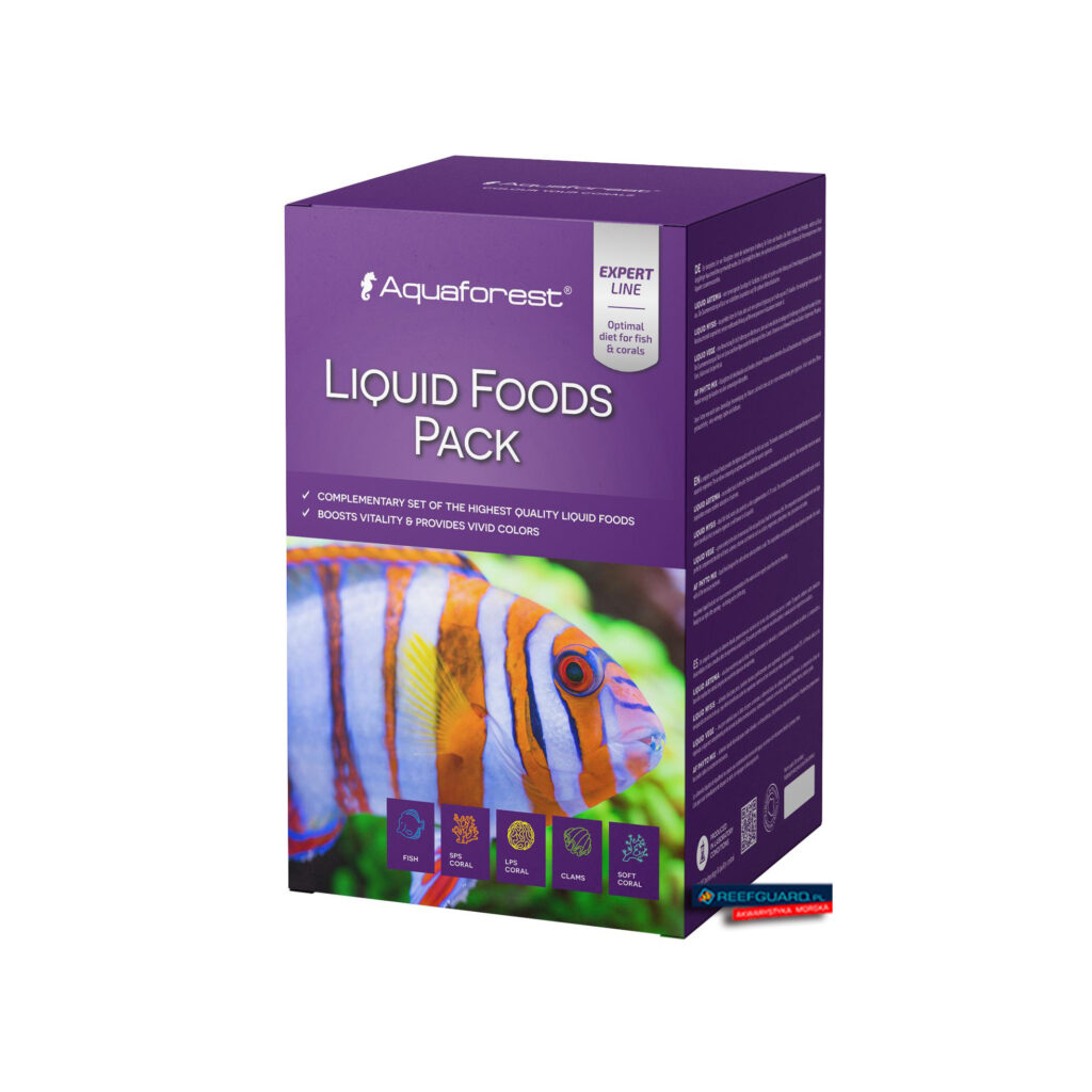 AF Liquid Food Pack 4szt x 250ml Vege Mysis Artemia Phyto Mix Aquaforest