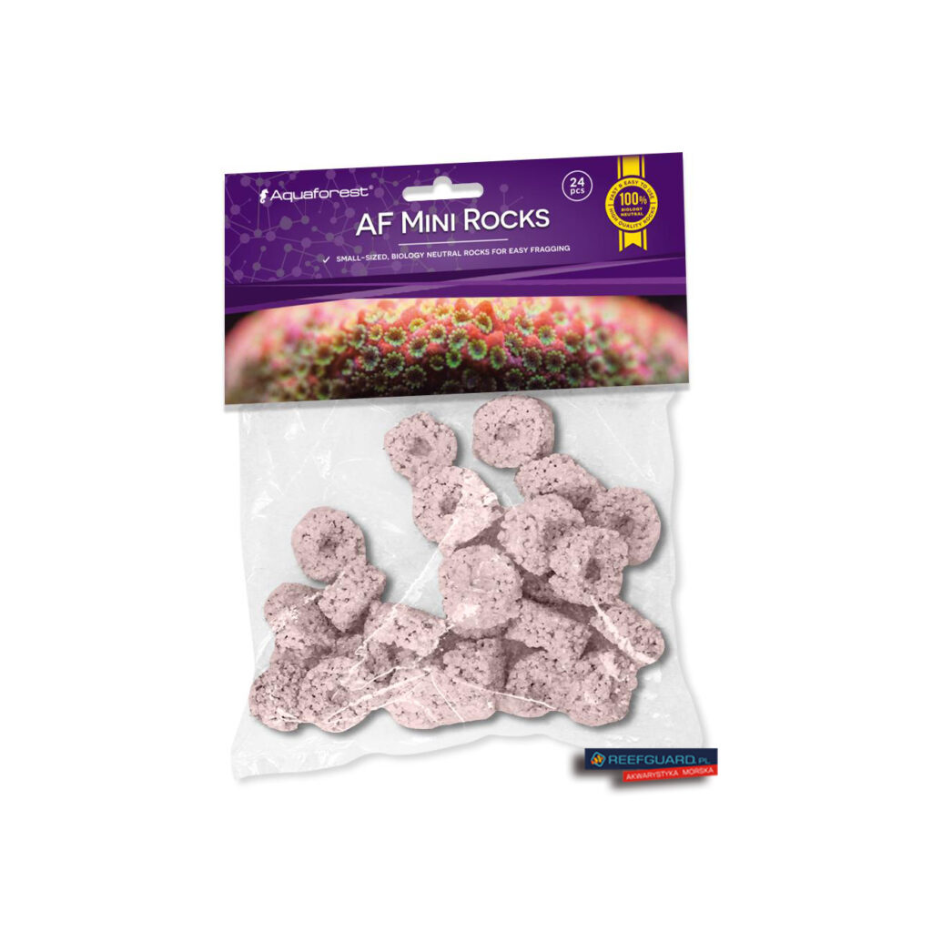 AF Mini Rocks Purple 24szt podstawki na szczepki Aquaforest