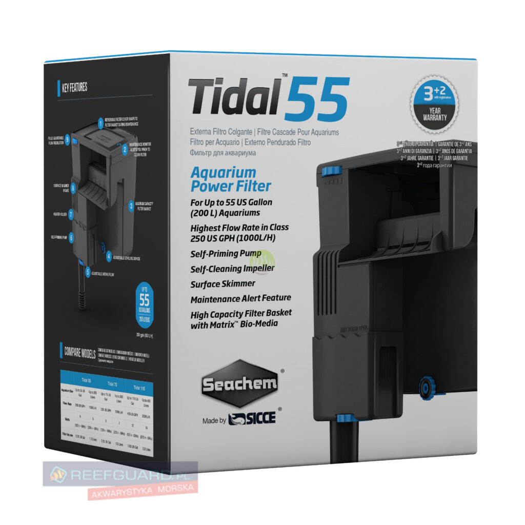 SEACHEM TIDAL 55 Filtr Kaskadowy
