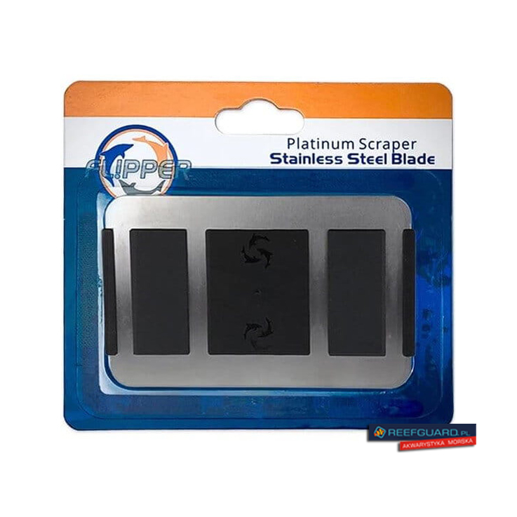 FLIPPER Platinum Scraper Stainless Steel Blade Card ostrze stalowe do skrobaka