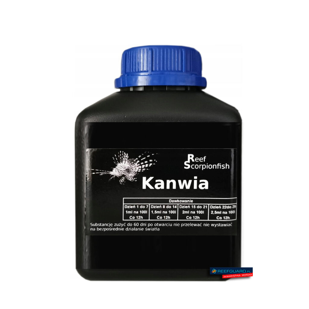 Kanwia 500ml Wirki Reef Scorpionfish środek przeznaczony do walki z turbellaria oraz płazince